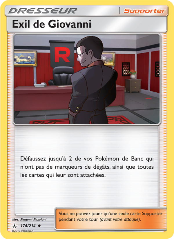Exil de Giovanni 174 — Alliance Infaillible (French Pokémon TCG card)