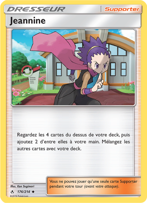 Jeannine 176 — Alliance Infaillible (French Pokémon TCG card)