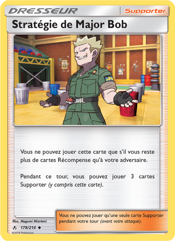 Stratégie de Major Bob 178 — Alliance Infaillible (French Pokémon TCG card)