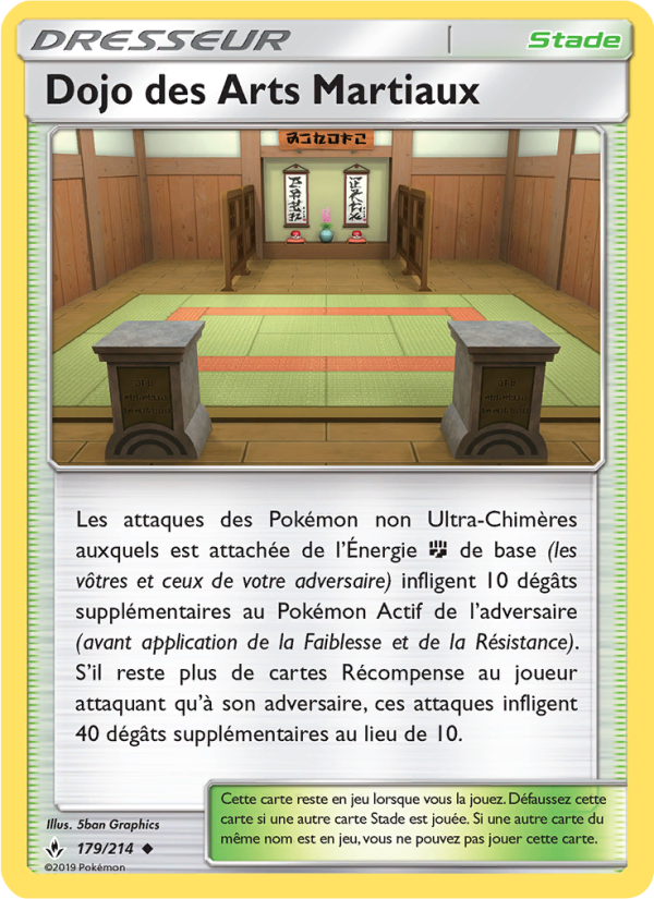 Dojo des Arts Martiaux 179 — Alliance Infaillible (French Pokémon TCG card)