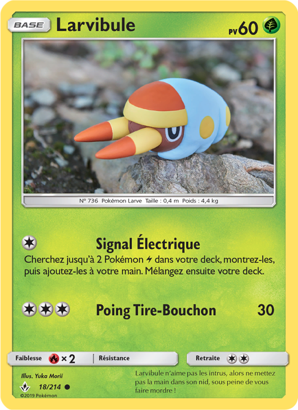 Larvibule 18 — Alliance Infaillible (French Pokémon TCG card)