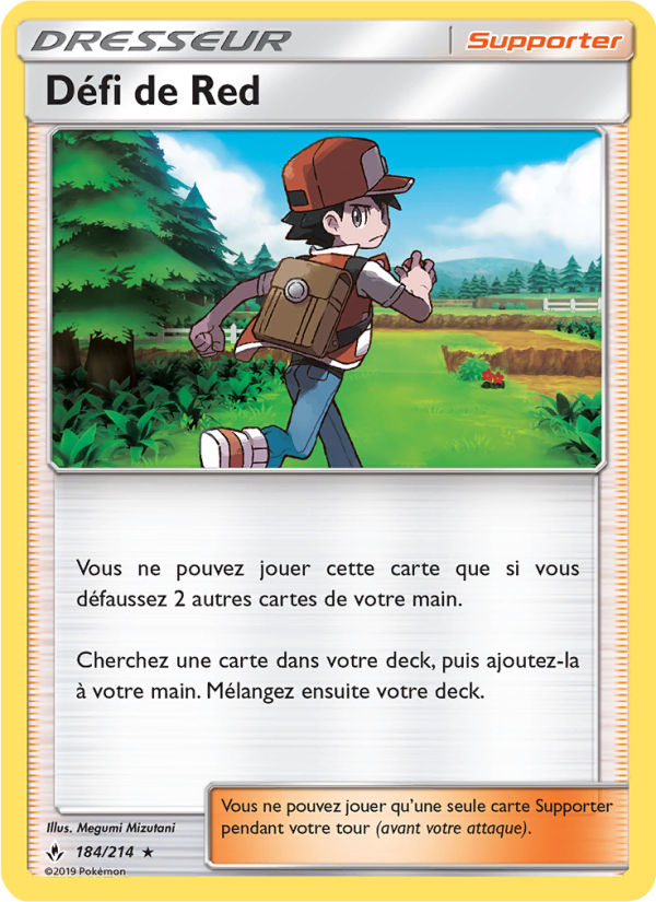 Défi de Red 184 — Alliance Infaillible (French Pokémon TCG card)