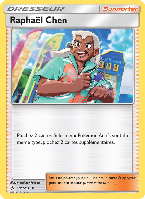 Raphaël Chen 185 — Alliance Infaillible (French Pokémon TCG card)