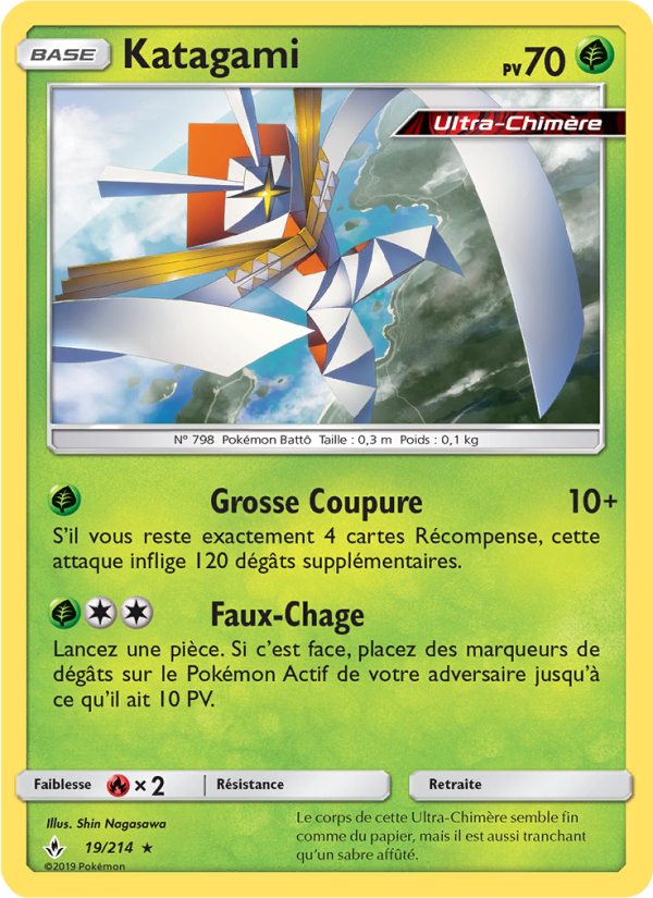 Katagami 19 — Alliance Infaillible (French Pokémon TCG card)