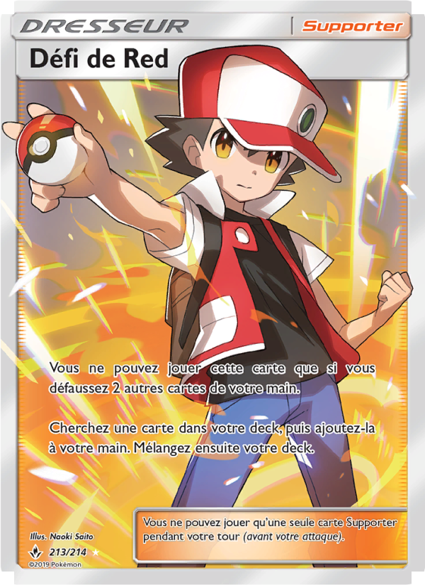 Défi de Red 213 — Alliance Infaillible (French Pokémon TCG card)