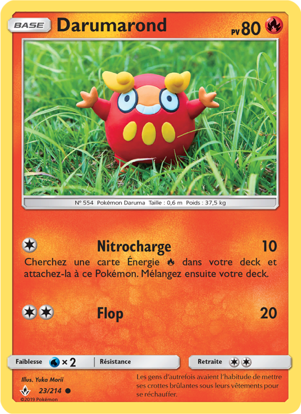 Darumarond 23 — Alliance Infaillible (French Pokémon TCG card)