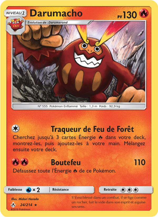 Darumacho 24 — Alliance Infaillible (French Pokémon TCG card)