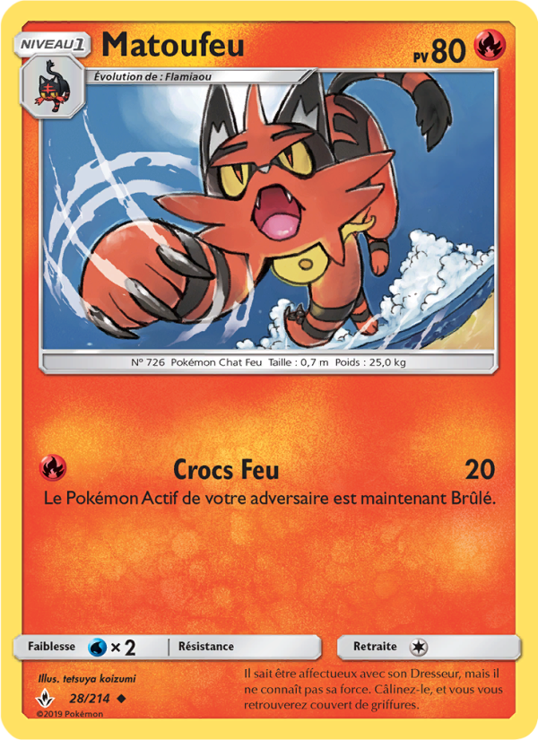 Matoufeu 28 — Alliance Infaillible (French Pokémon TCG card)