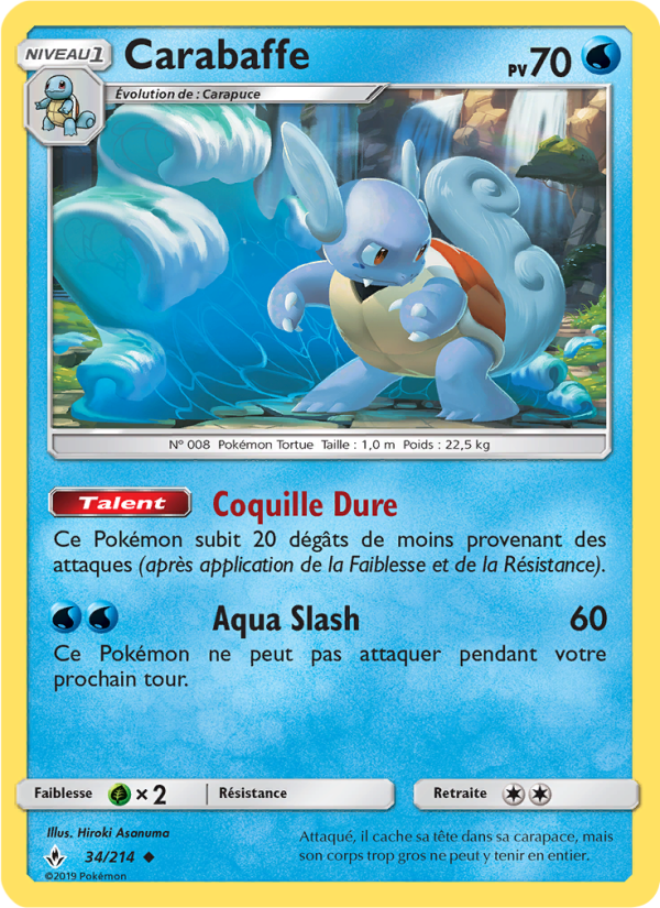 Carabaffe 34 — Alliance Infaillible (French Pokémon TCG card)