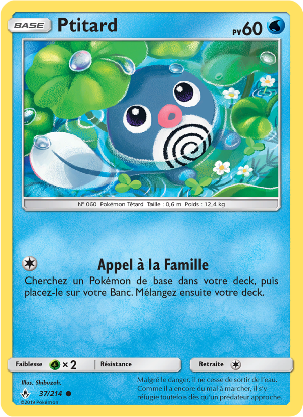 Ptitard 37 — Alliance Infaillible (French Pokémon TCG card)