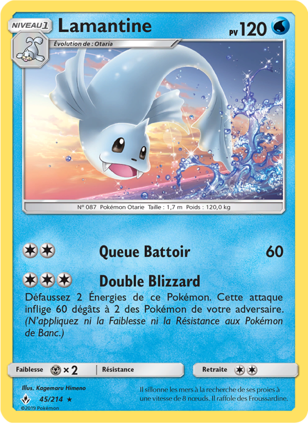 Lamantine 45 — Alliance Infaillible (French Pokémon TCG card)