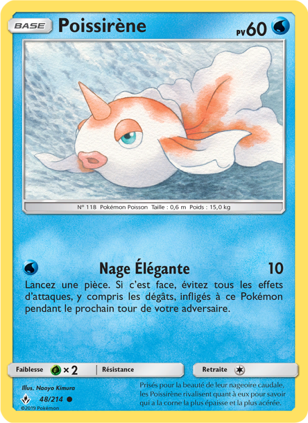 Poissirène 48 — Alliance Infaillible (French Pokémon TCG card)