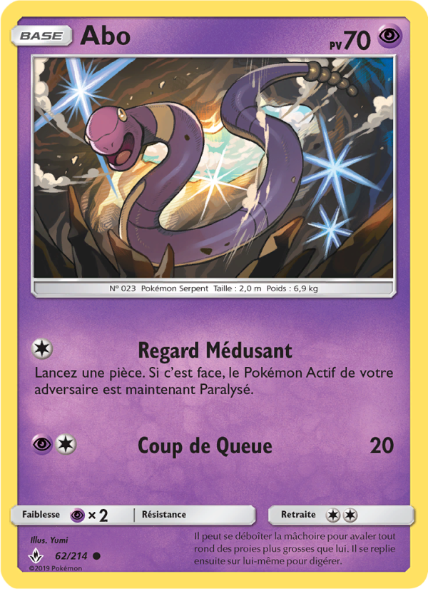 Abo 62 — Alliance Infaillible (French Pokémon TCG card)
