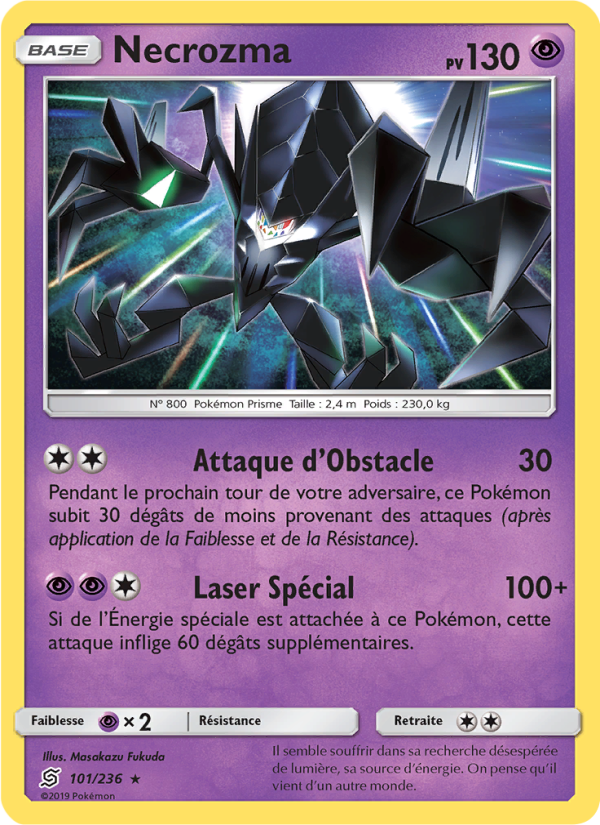 Necrozma 101 — Harmonie des Esprits (French Pokémon TCG card)
