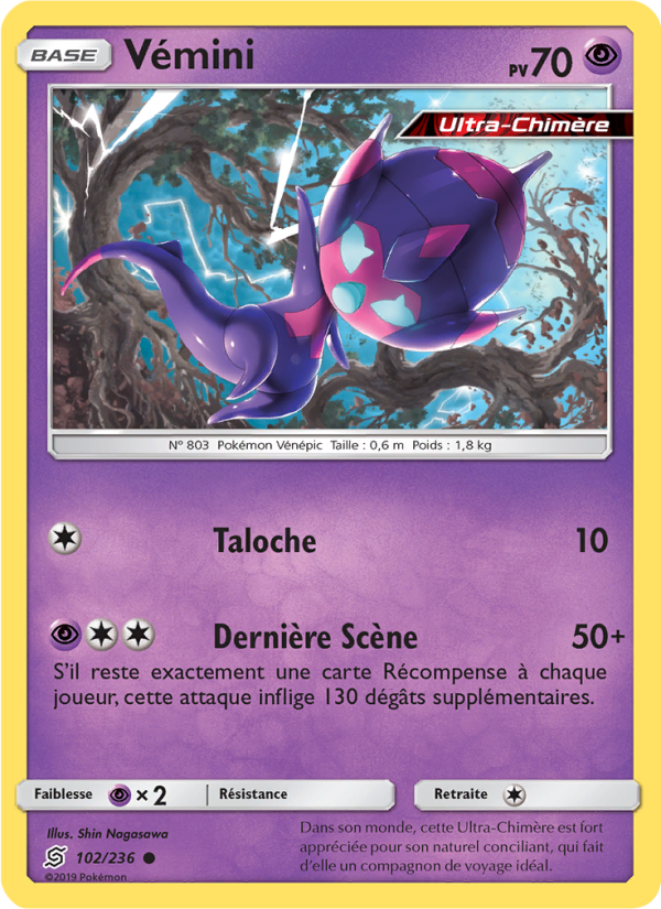 Vémini 102 — Harmonie des Esprits (French Pokémon TCG card)