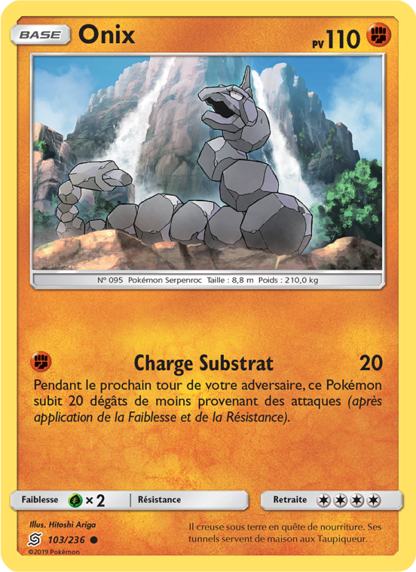 Onix 103 — Harmonie des Esprits (French Pokémon TCG card)