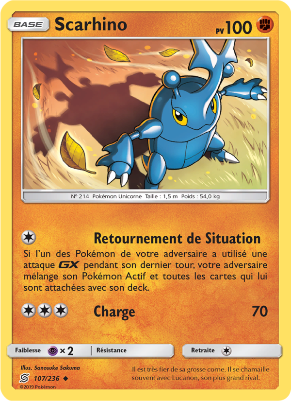 Scarhino 107 — Harmonie des Esprits (French Pokémon TCG card)