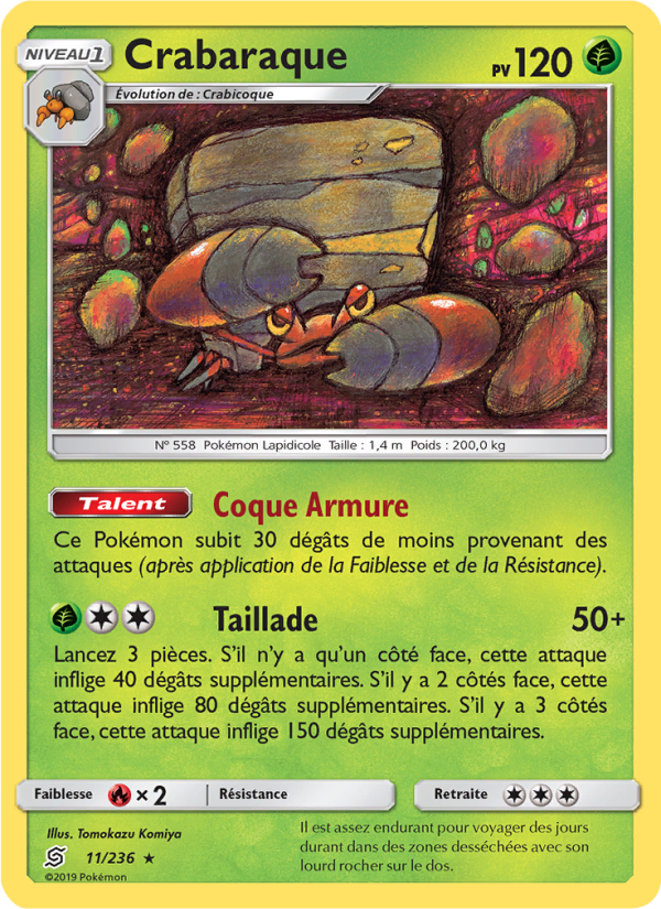 Crabaraque 11 — Harmonie des Esprits (French Pokémon TCG card)