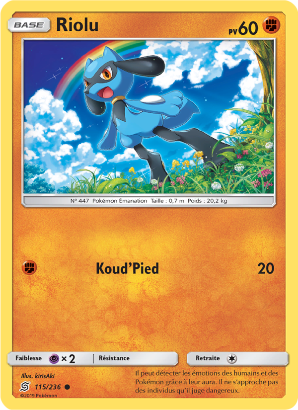 Riolu 115 — Harmonie des Esprits (French Pokémon TCG card)