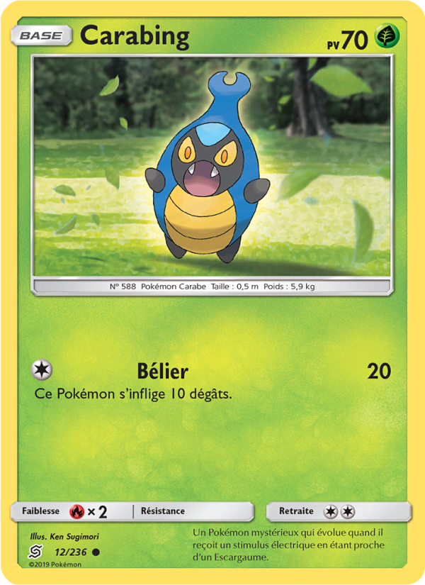 Carabing 12 — Harmonie des Esprits (French Pokémon TCG card)