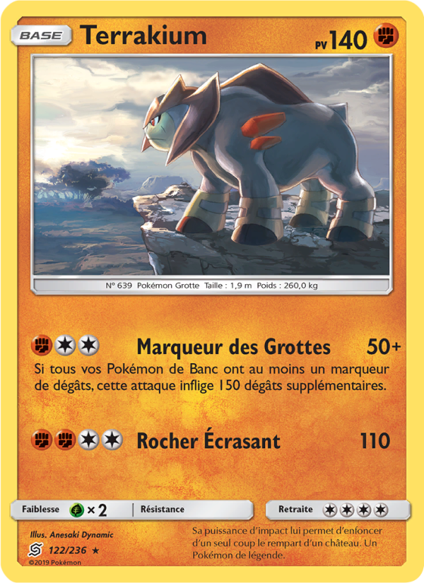 Terrakium 122 — Harmonie des Esprits (French Pokémon TCG card)