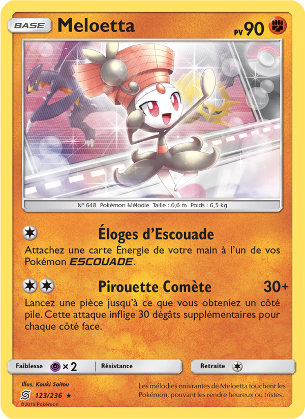 Meloetta 123 — Harmonie des Esprits (French Pokémon TCG card)