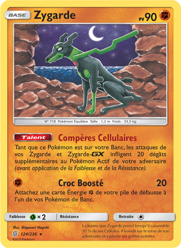 Zygarde 124 — Harmonie des Esprits (French Pokémon TCG card)