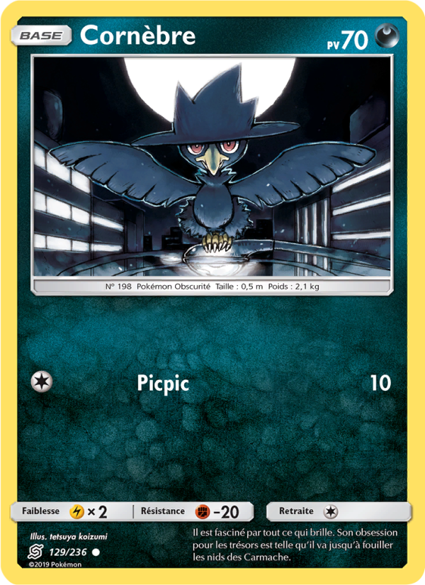Cornèbre 129 — Harmonie des Esprits (French Pokémon TCG card)