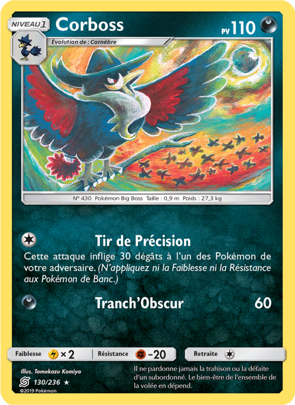 Corboss 130 — Harmonie des Esprits (French Pokémon TCG card)