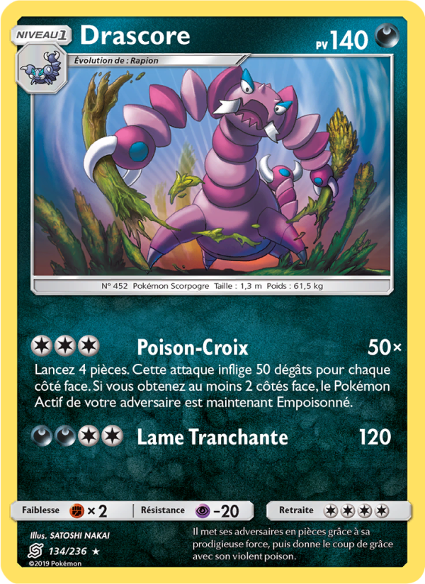 Drascore 134 — Harmonie des Esprits (French Pokémon TCG card)