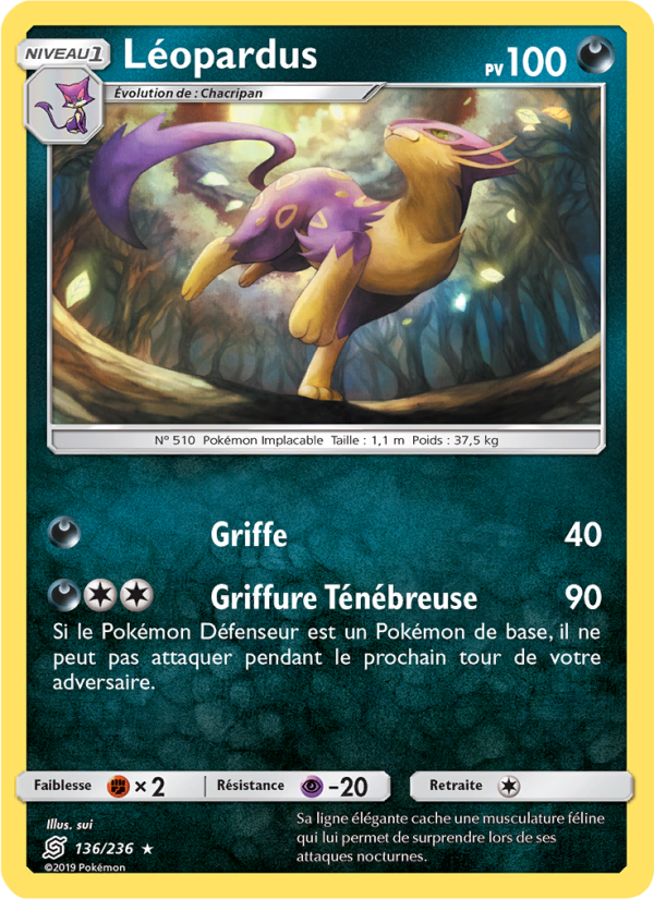 Léopardus 136 — Harmonie des Esprits (French Pokémon TCG card)