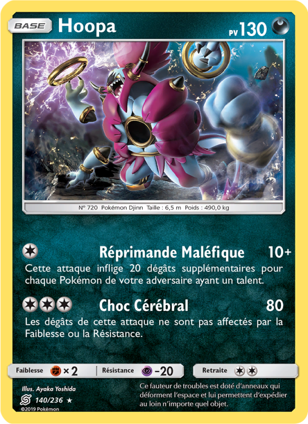 Hoopa 140 — Harmonie des Esprits (French Pokémon TCG card)