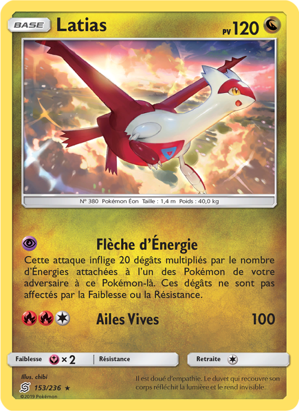 Latias 153 — Harmonie des Esprits (French Pokémon TCG card)