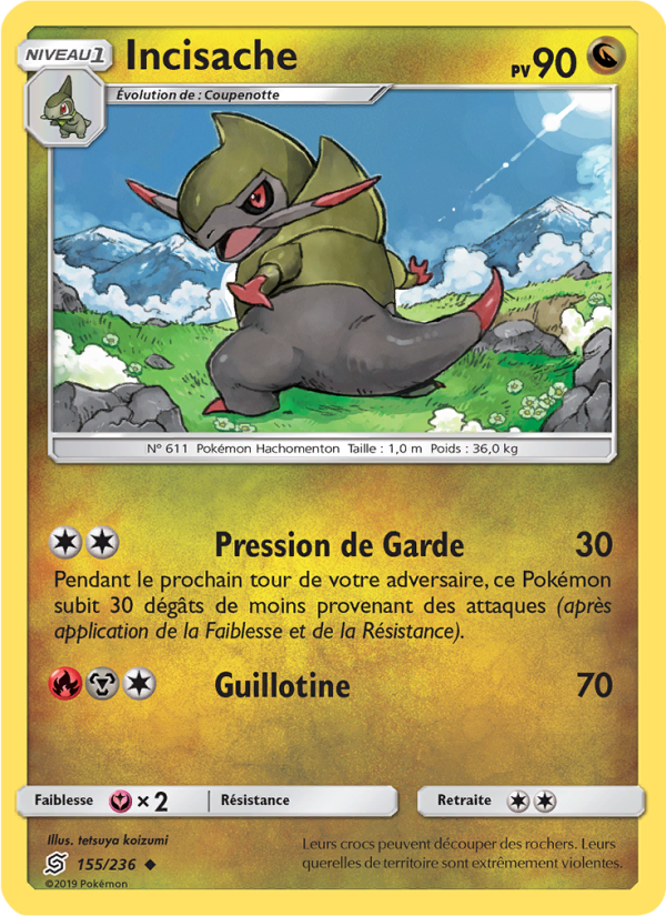 Incisache 155 — Harmonie des Esprits (French Pokémon TCG card)
