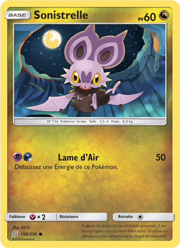 Sonistrelle 158 — Harmonie des Esprits (French Pokémon TCG card)