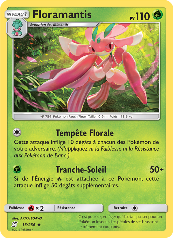 Floramantis 16 — Harmonie des Esprits (French Pokémon TCG card)