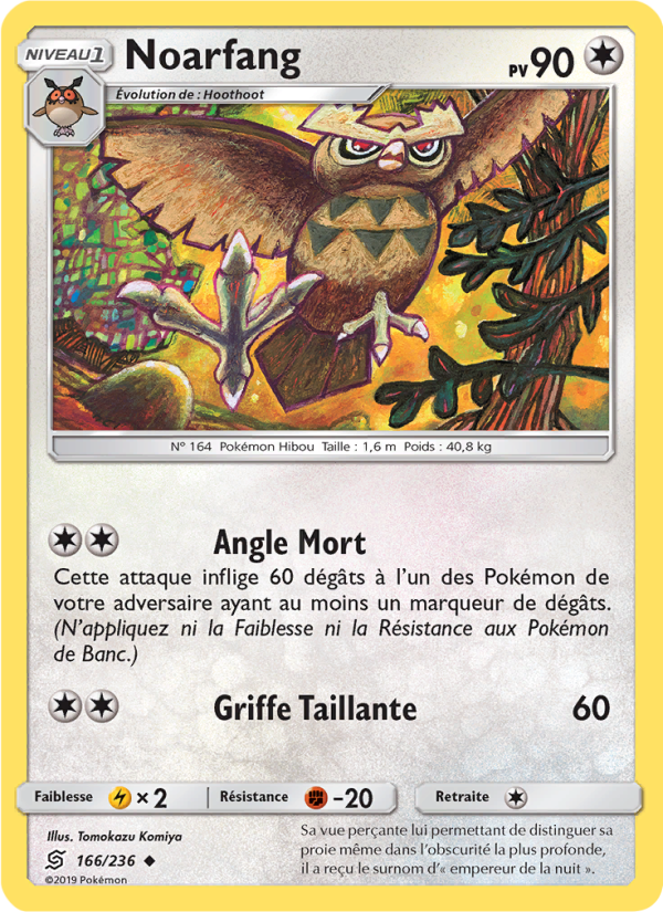 Noarfang 166 — Harmonie des Esprits (French Pokémon TCG card)