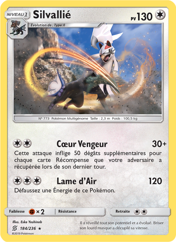 Silvallié 184 — Harmonie des Esprits (French Pokémon TCG card)