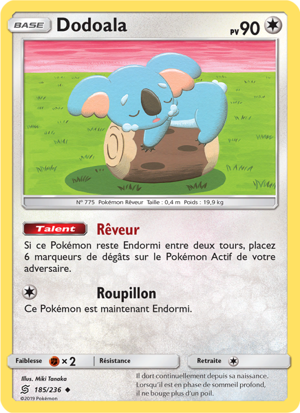 Dodoala 185 — Harmonie des Esprits (French Pokémon TCG card)