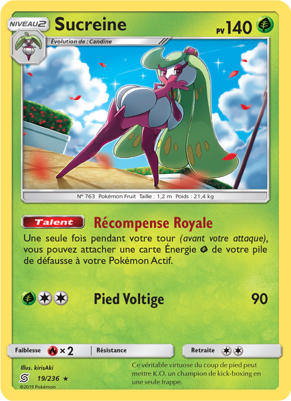 Sucreine 19 — Harmonie des Esprits (French Pokémon TCG card)