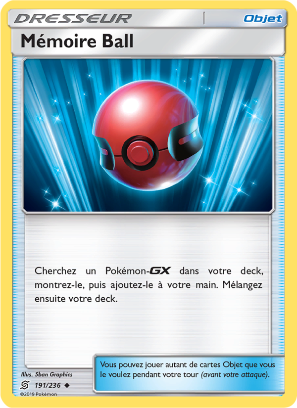 Mémoire Ball 191 — Harmonie des Esprits (French Pokémon TCG card)