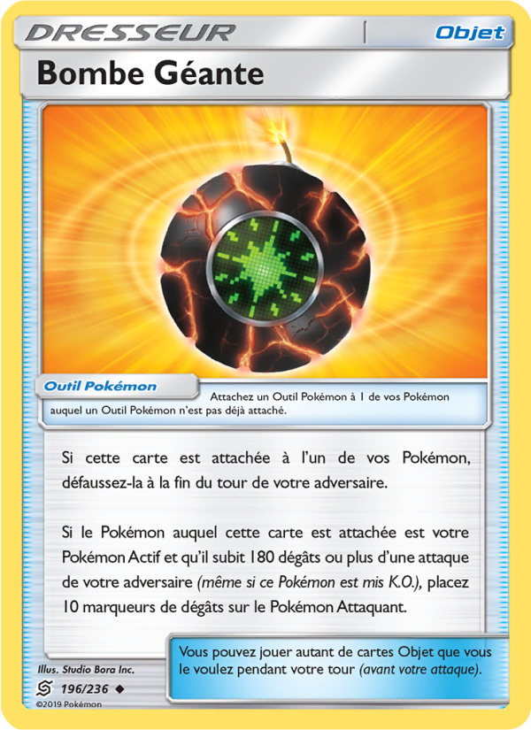 Bombe Géante 196 — Harmonie des Esprits (French Pokémon TCG card)