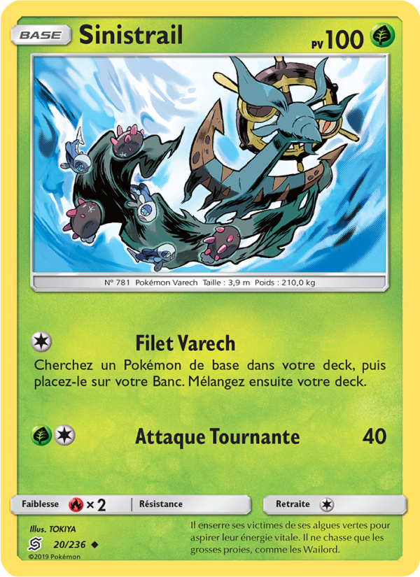Sinistrail 20 — Harmonie des Esprits (French Pokémon TCG card)