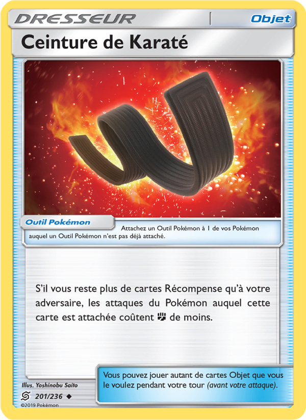 Ceinture de Karaté 201 — Harmonie des Esprits (French Pokémon TCG card)