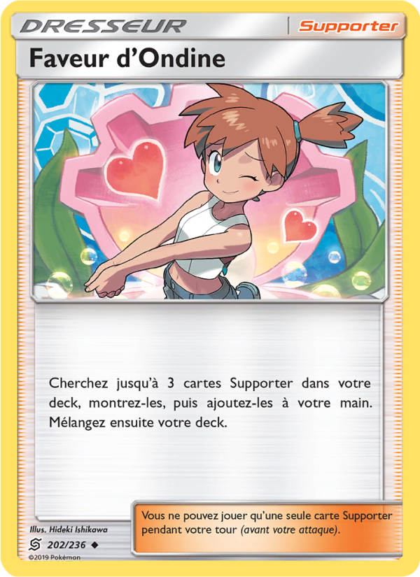Faveur d’Ondine 202 — Harmonie des Esprits (French Pokémon TCG card)