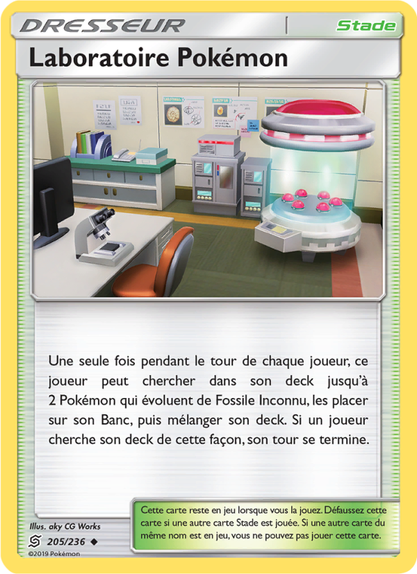 Laboratoire Pokémon 205 — Harmonie des Esprits (French Pokémon TCG card)