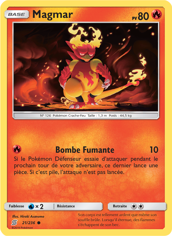 Magmar 21 — Harmonie des Esprits (French Pokémon TCG card)