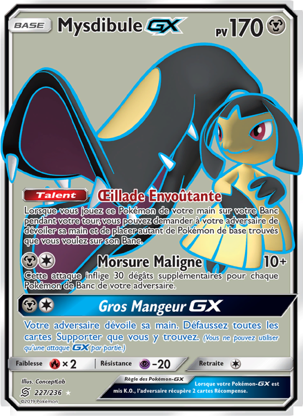 Mysdibule GX 227 — Harmonie des Esprits (French Pokémon TCG card)