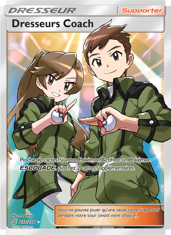 Dresseurs Coach 233 — Harmonie des Esprits (French Pokémon TCG card)