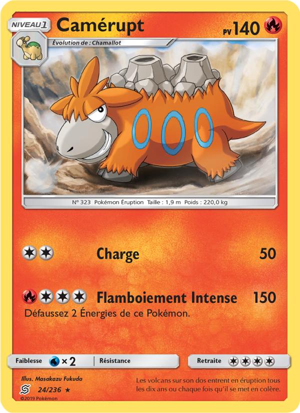 Camérupt 24 — Harmonie des Esprits (French Pokémon TCG card)